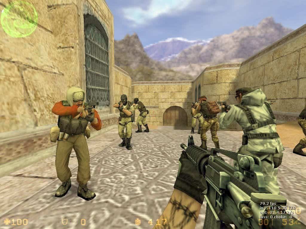 Counter-Strike: Source é um jogo de tiro em primeira pessoa, da