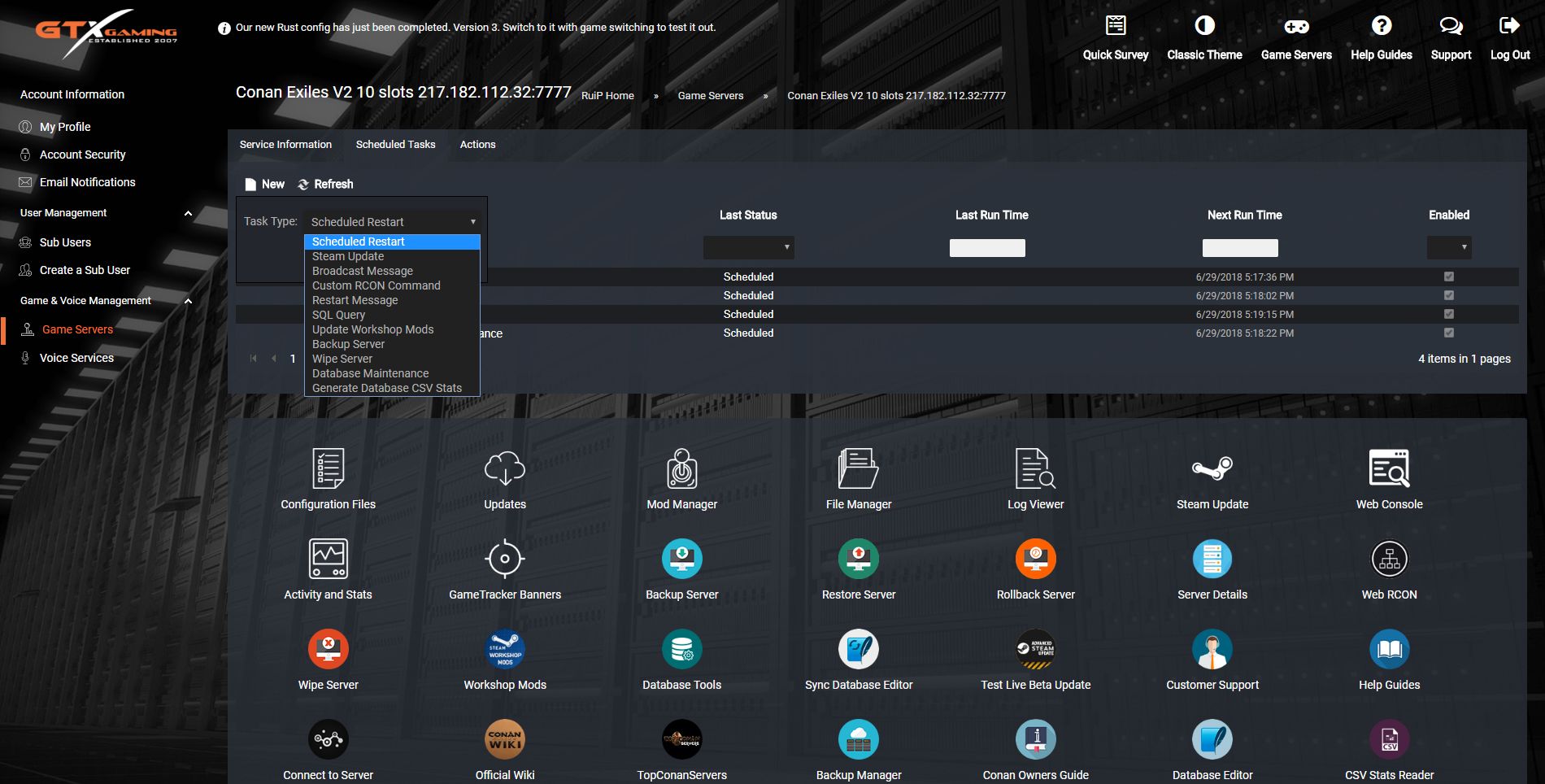 game server hosting uk
