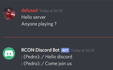 Rcon Discord Bot Hosting Gtxgaming Co Uk Gaming Servers