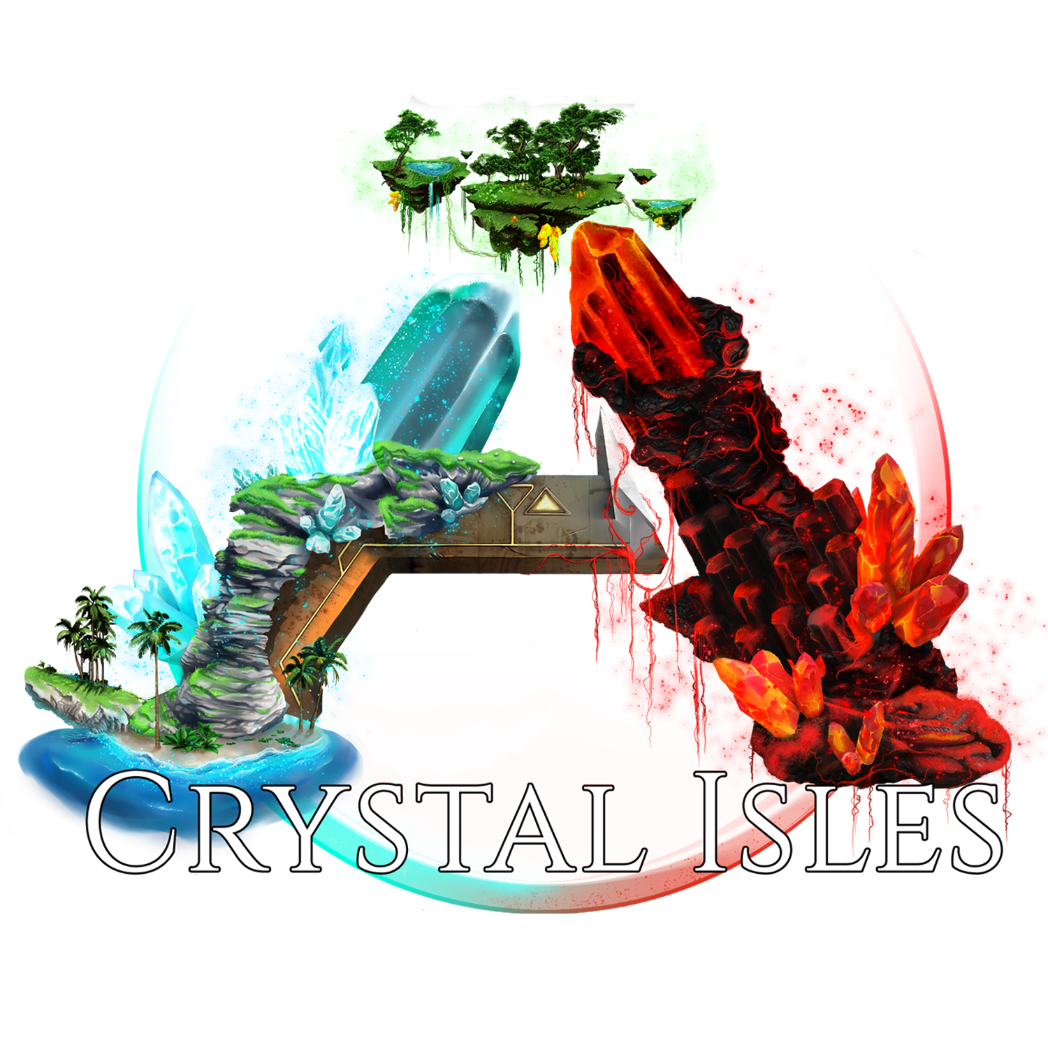 ARK: Survival Evolved imagen de islas de cristal