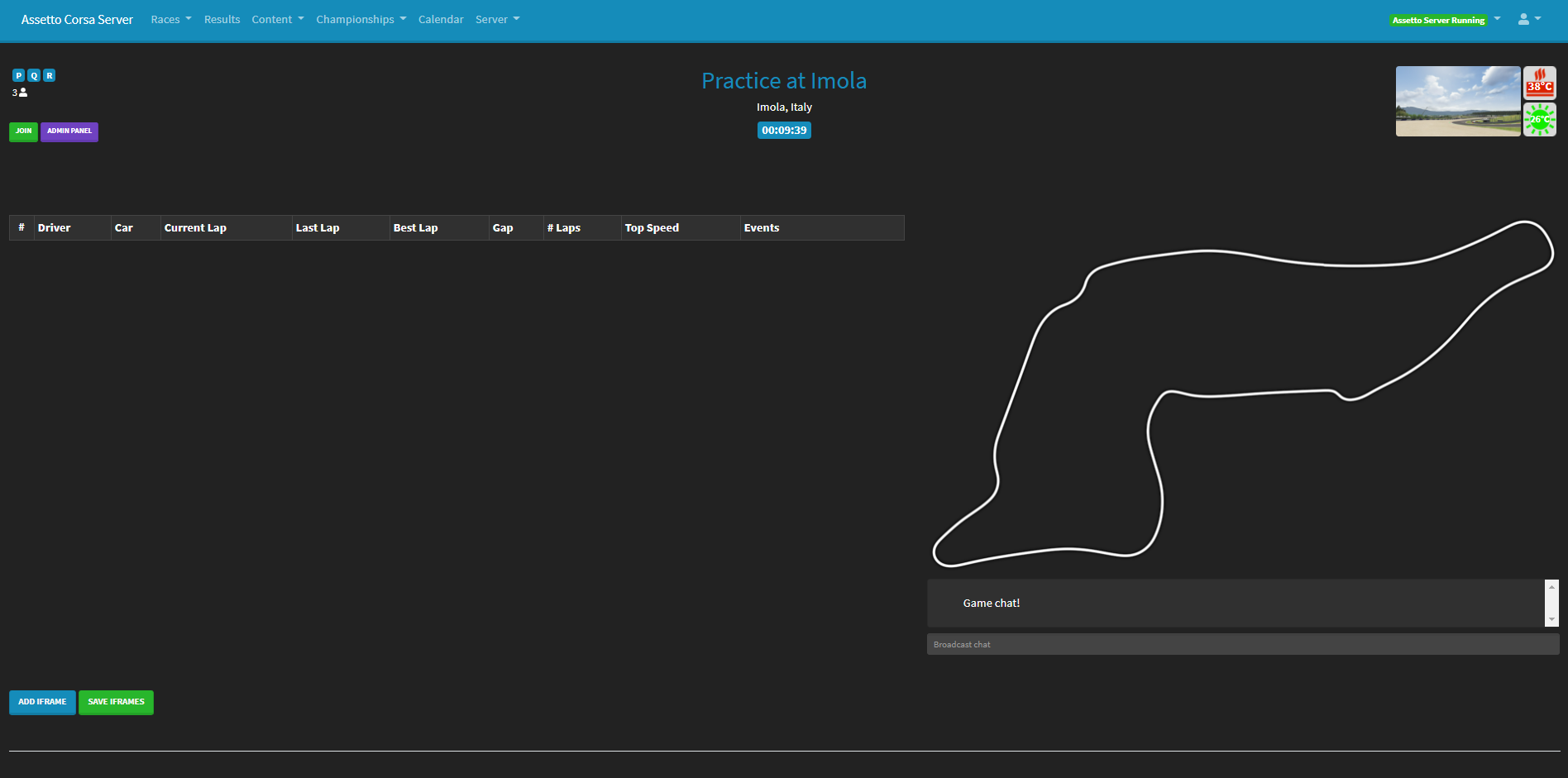 Assetto Corsa Server Manager