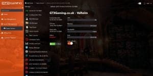 Valheim server hosting control panel image 1