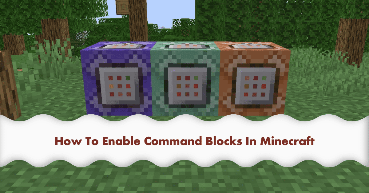 Hur man aktiverar kommandoblock i Minecraft