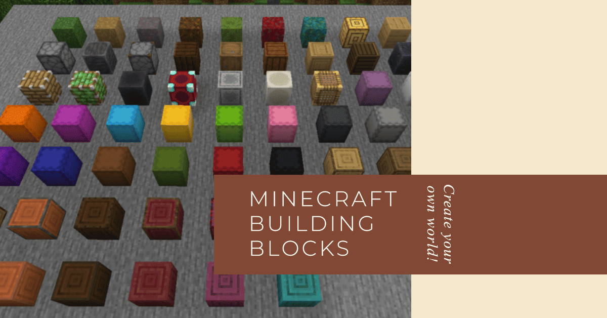Blocos de construção Minecraft