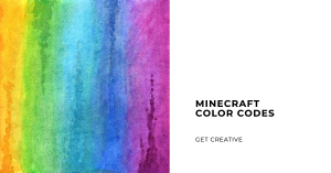 Minecraft Color Codes. Use a Rainbow