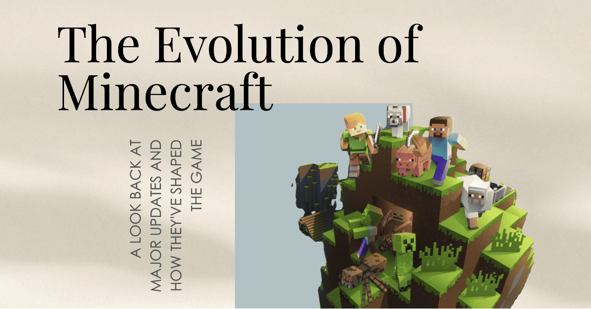 L'évolution de Minecraft
