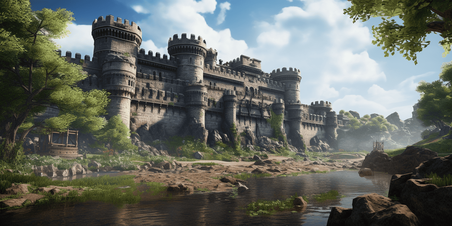 Fantastiskt slott i ark survival evolved