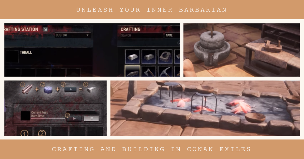 Hantverk och byggande i Conan Exiles