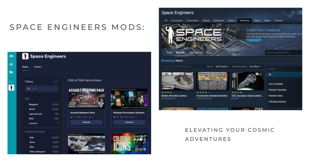 Mods de Space Engineers que elevam as suas aventuras cósmicas