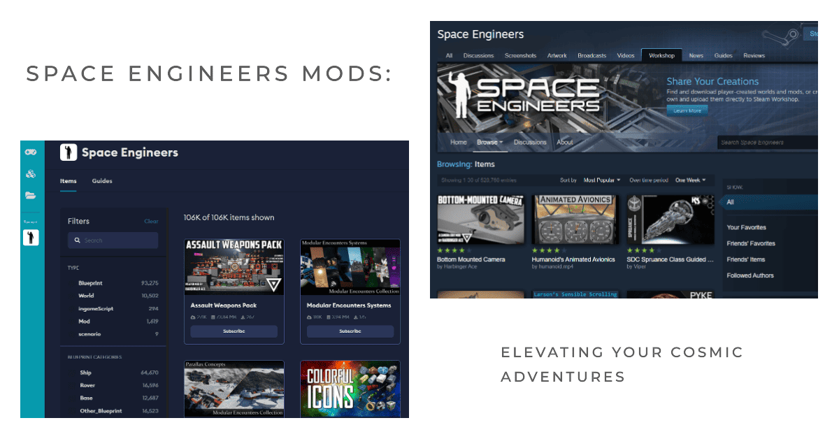 Space Engineers Mods Elevating Your Cosmic Adventures