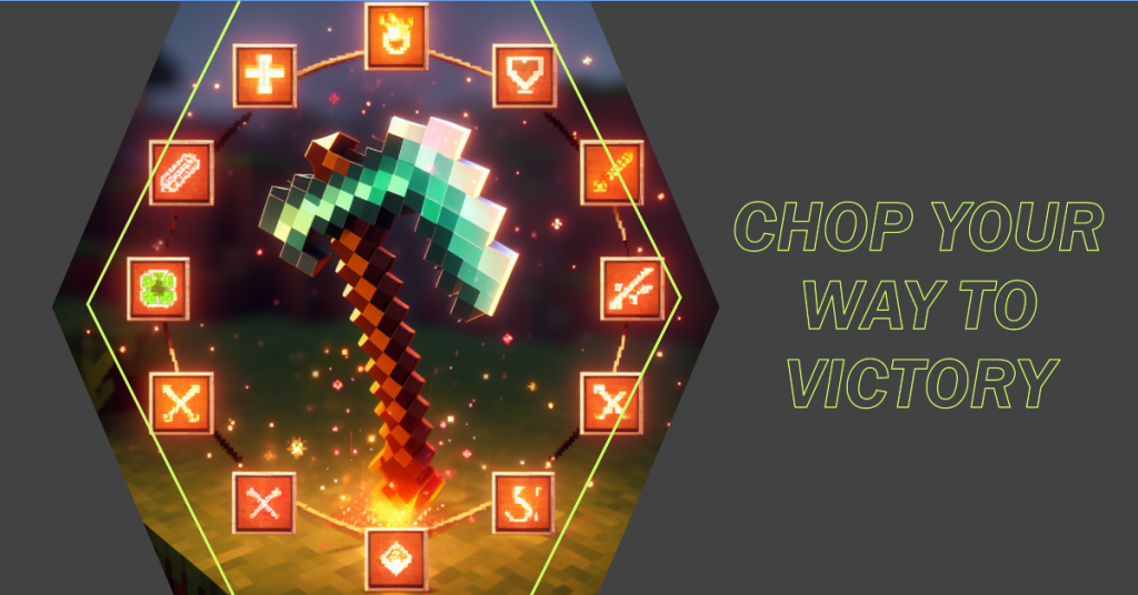 Minecraft Axe Enchantments Cut Down Mobs and Trees Alike