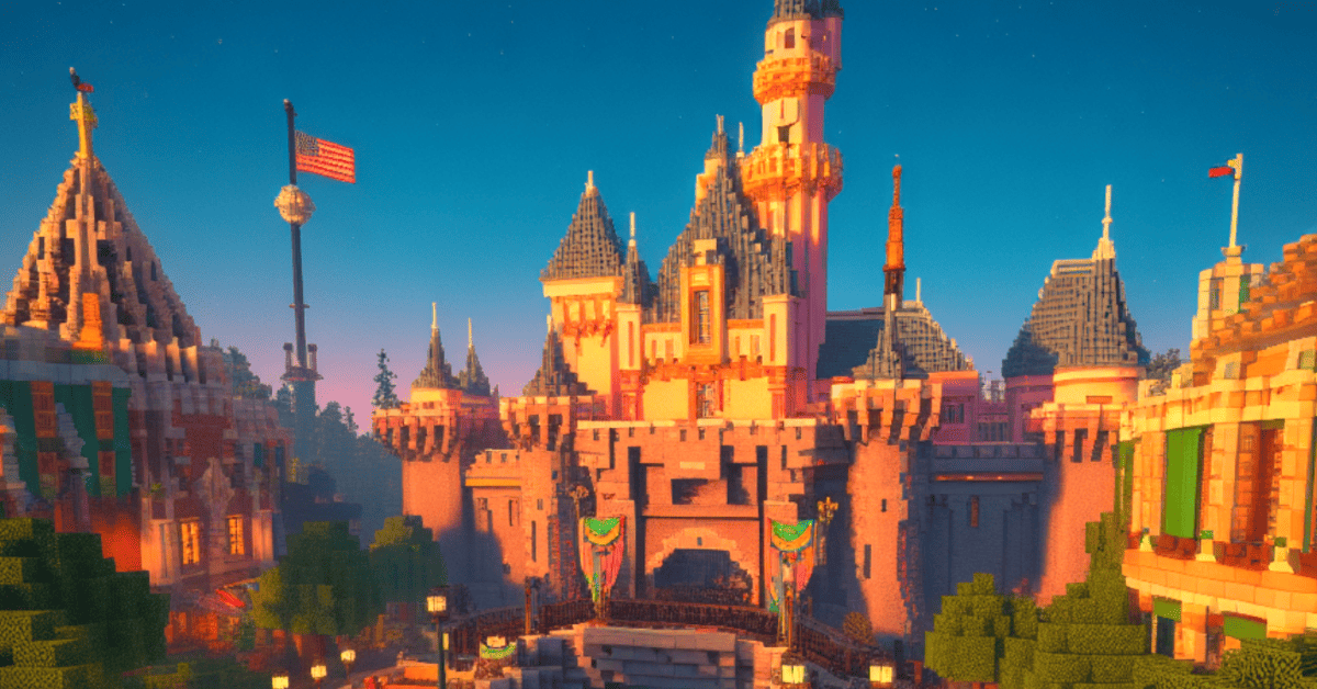 Minecraft Disneyland: Build Your Own Magical Kingdom