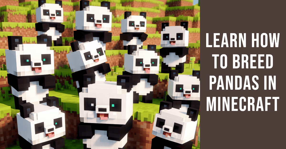 How to breed Pandas in Minecraft in 2023  Educational software, Biomes,  Good environment