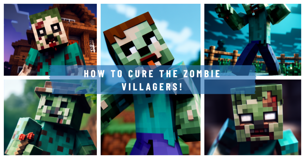 Minecraft Zombie Villager Cure Step by Step