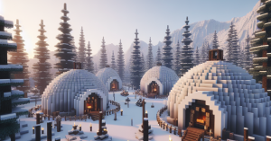 minecraft igloos