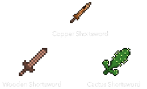 Early Game Swords terraria