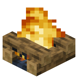 minecraft campfire fireplace