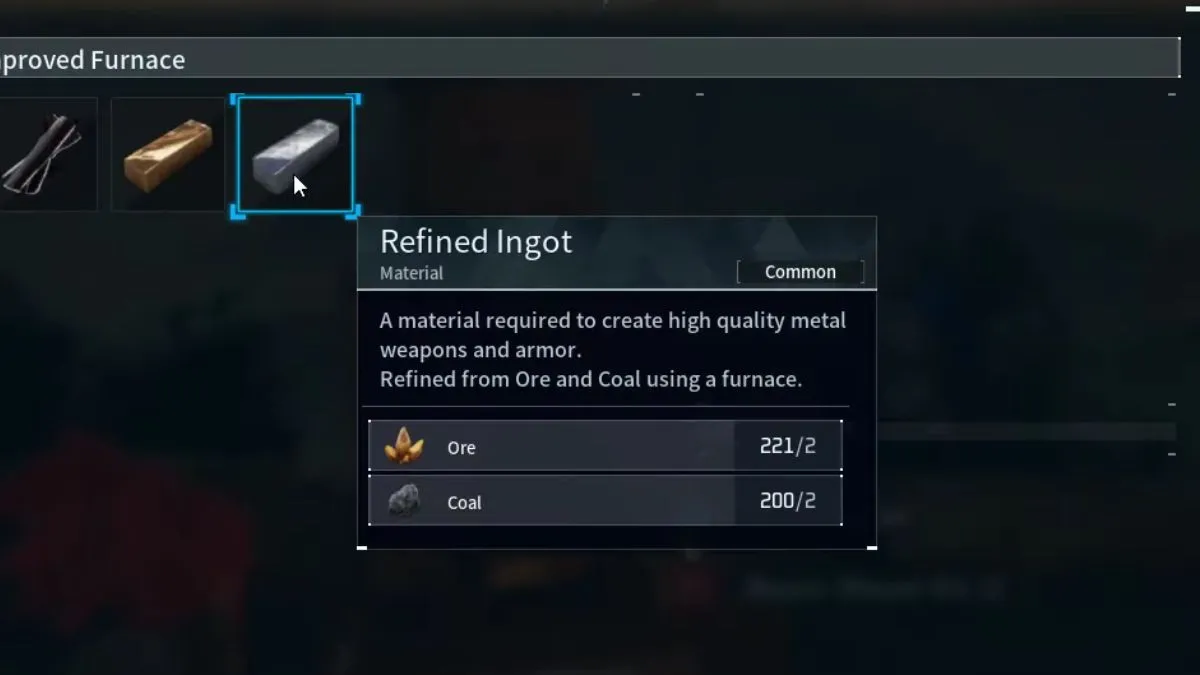 palworld refined ingot