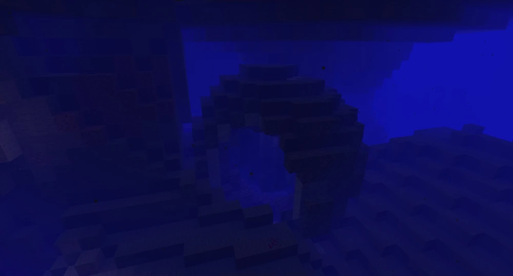 minecraft underwater cave geode