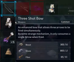palworld 3 shot bow