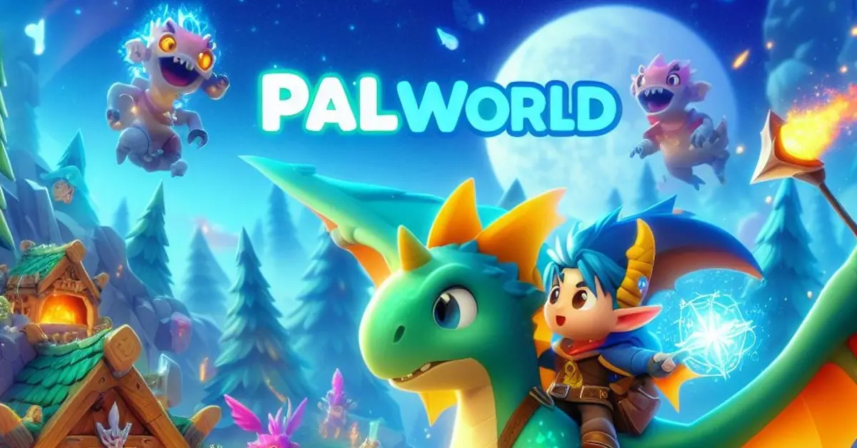 palworld with logo