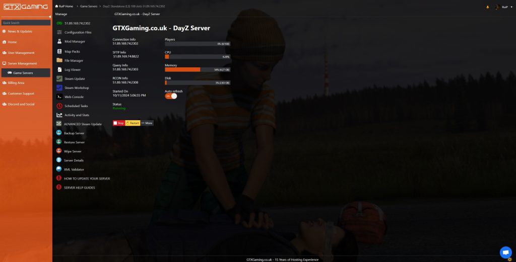 DayZ Standalone Server Hosting Rent Standalone Servers