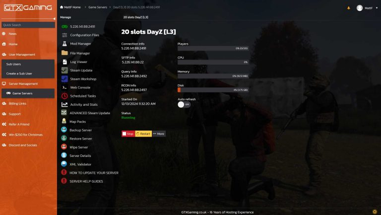 Server Games 9900x Dedicated Servers