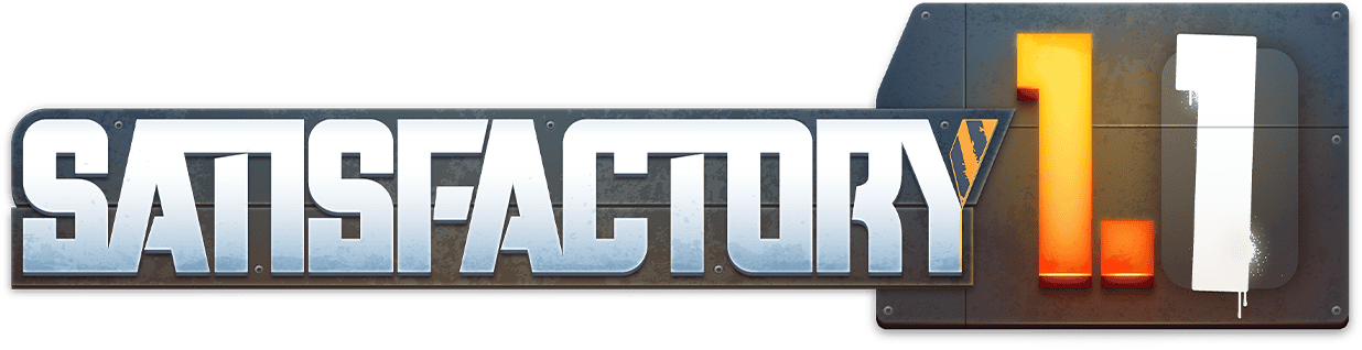 Satisfactory 1.1 Official Logo