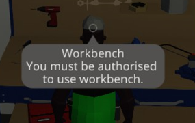 Stormworks workbench message: You must be authorised to use workbench