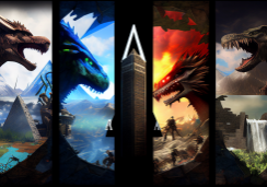 Ark Survival Evolved Collage Image For Ark Server Hosting Features