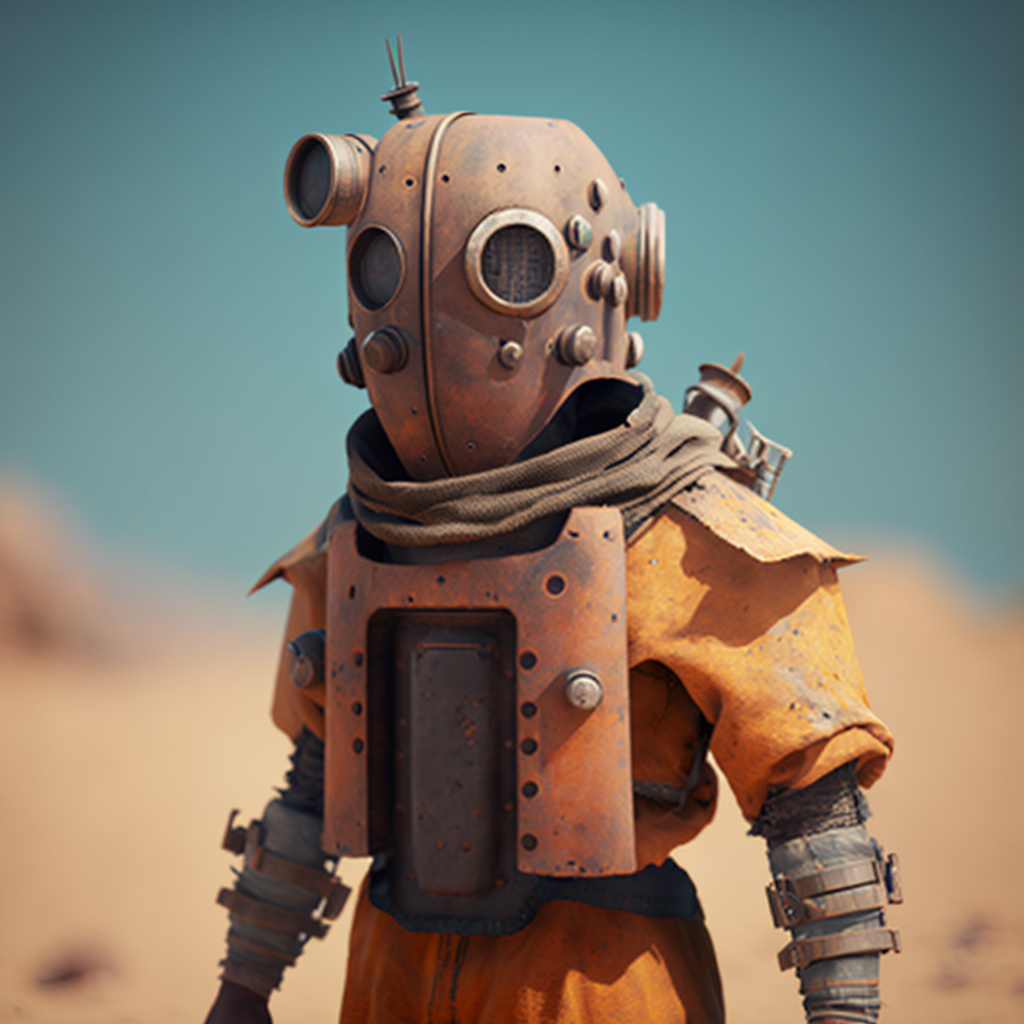 Rust Game Character Artictic